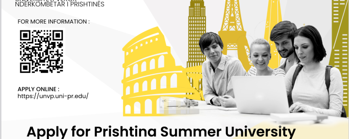UP shpallë thirrjen e hapur për studentët e Universitetit “Fehmi Agani” për të marrë pjesë në Prishtina International Summer University 2023, edicioni i 22-të